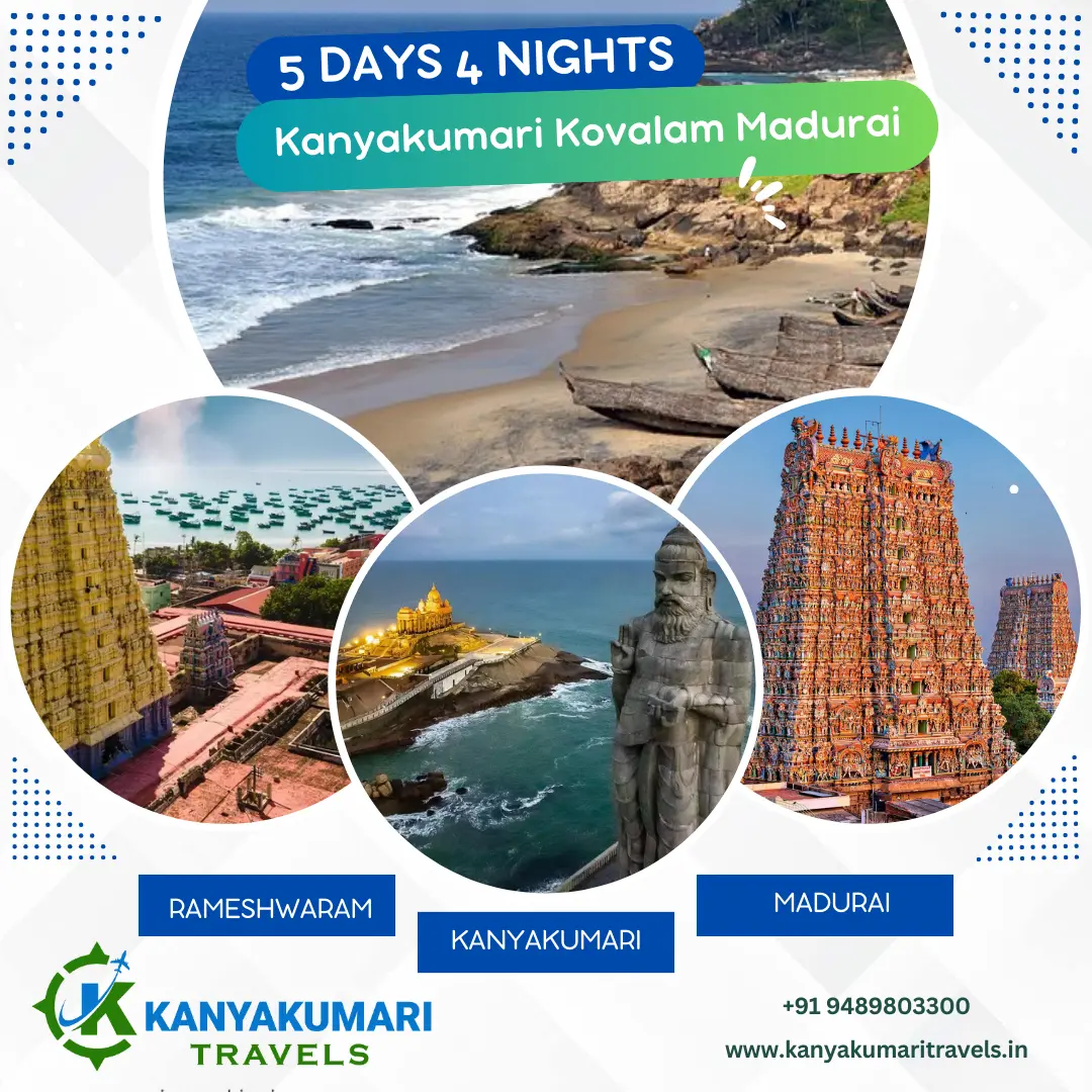 Kanyakumari Kovalam Madurai Tour Packages Kanyakumari Kovalam Madurai Tour Packages