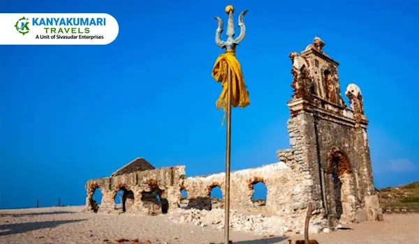 Dhanushkodi Temple and Beach Tour PAckages With Kanyakumari Travels