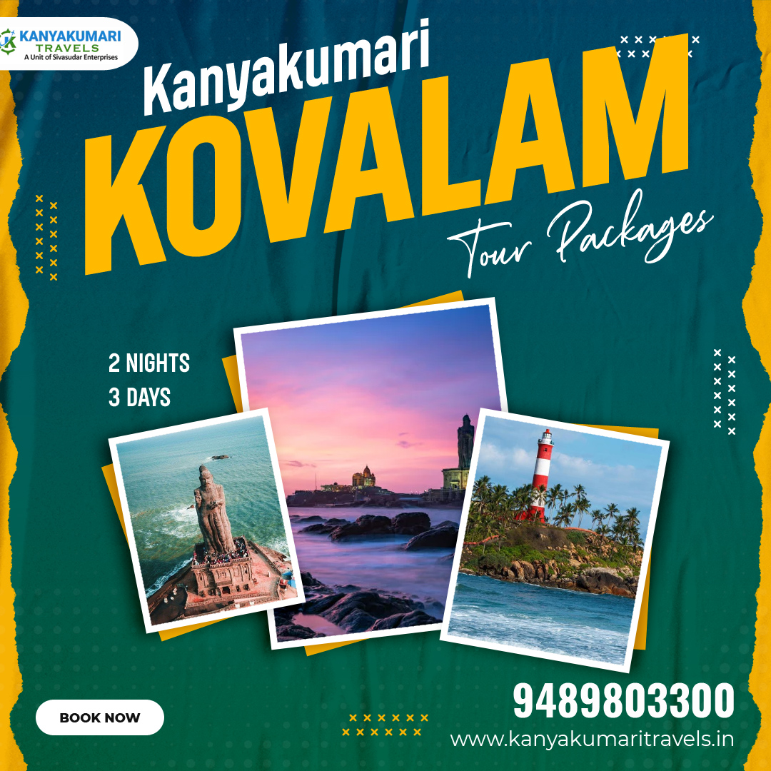 trivandrum kovalam kanyakumari tour package