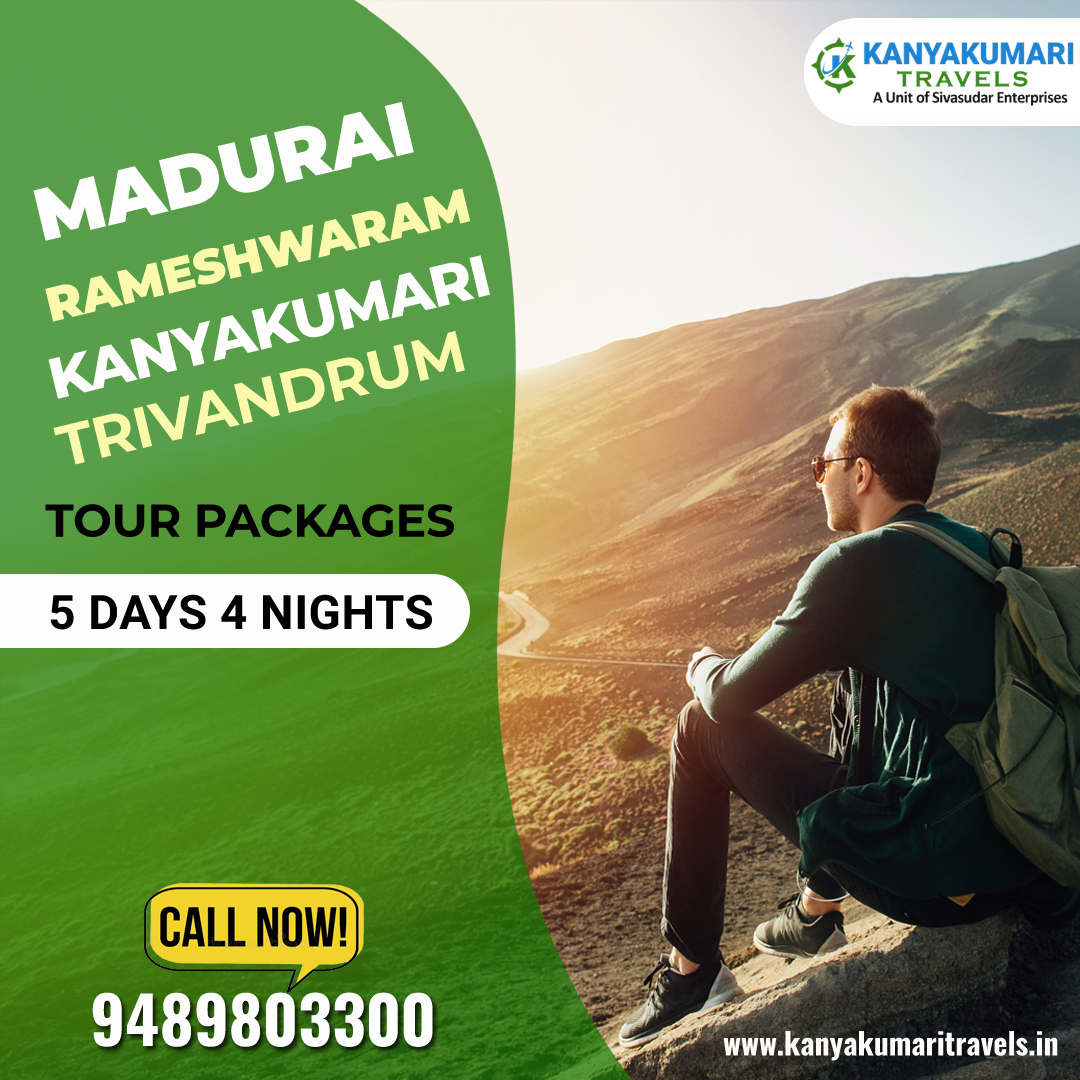 5 Days 4 Nights Madurai Rameshwaram Kanyakumari Trivandrum Tour Packages 5 Days 4 Nights Madurai Rameshwaram Kanyakumari Trivandrum Tour Packages