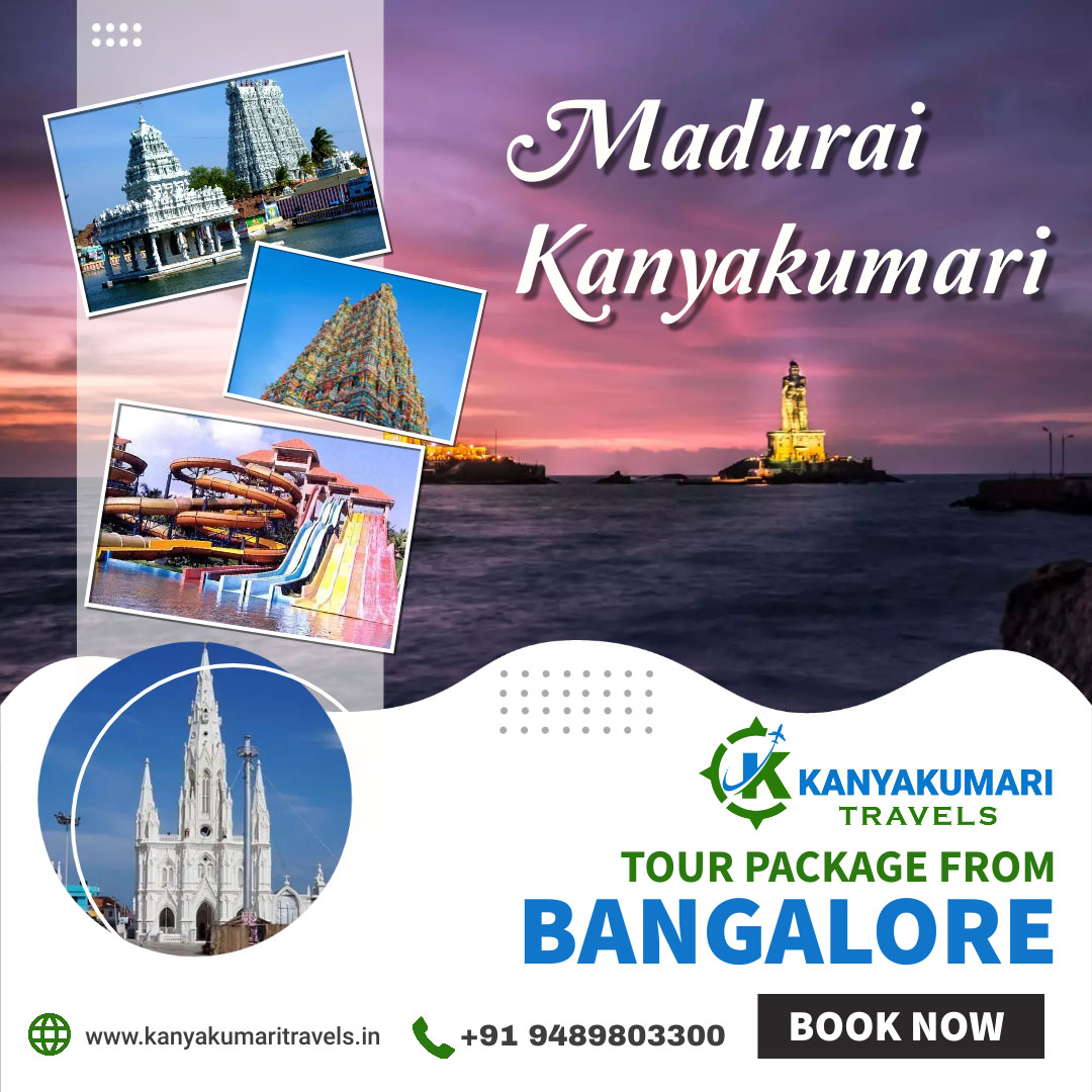 2 Days 1 Night
Madurai Kanyakumari Tour Package
from Bangalore 2 Days 1 Night
Madurai Kanyakumari Tour Package
from Bangalore