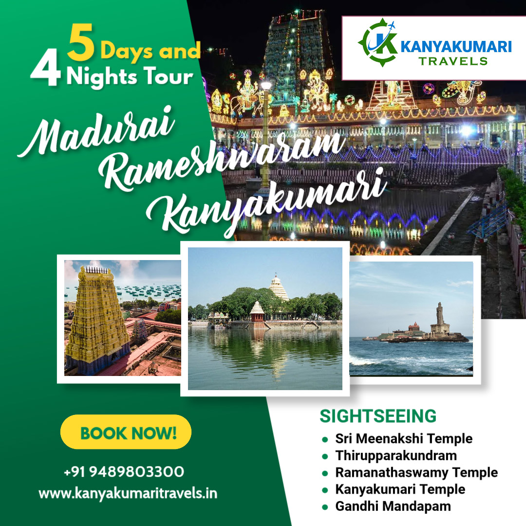 Madurai Rameshwaram Kanyakumari Tour Package Madurai Rameshwaram Kanyakumari Tour Package