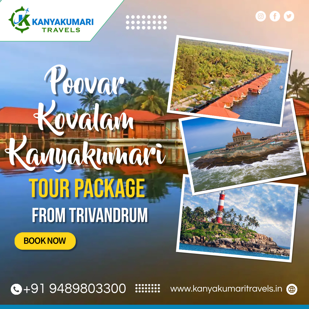 trivandrum kovalam kanyakumari tour package